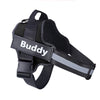 Personalized No Pull Dog Harness with Reflective Adjustable Vest and Custom Patch for All Dog Sizes