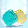 Soft Silicone Pet Bath Brush with Shampoo Dispenser for Dogs and Cats