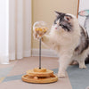 Cat Treat Dispenser Toy with Catnip and Spring Design for Cats and Small Dogs