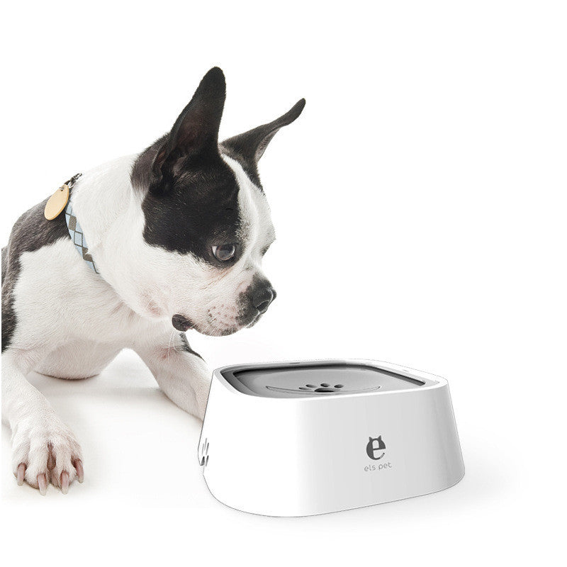 Floating Pet Water Bowl with Anti Spill Design and Slow Drinking Function for Dogs and Cats