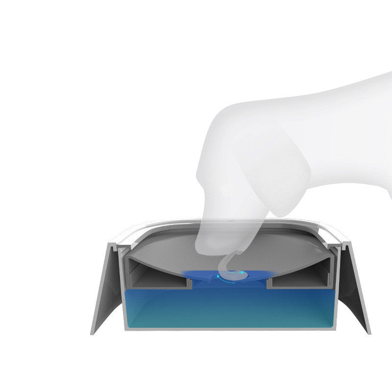 Floating Pet Water Bowl with Anti Spill Design and Slow Drinking Function for Dogs and Cats