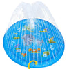 Non Slip Splash Pad for Kids and Dogs Outdoor Water Play Mat with Fountain Spray