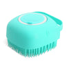 Pet Shampoo Massage Brush for Dogs and Cats with Soft Silicone Bristles