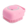 Pet Shampoo Massage Brush for Dogs and Cats with Soft Silicone Bristles
