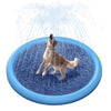 Non Slip Splash Pad for Kids and Dogs Outdoor Water Play Mat with Fountain Spray