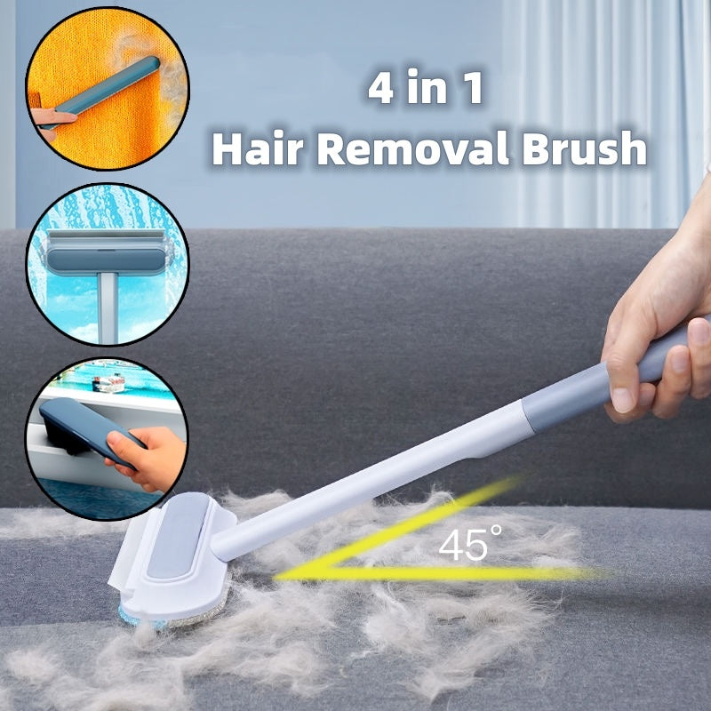 Four in One Pet Hair Remover Brush for Dogs Cats Clothes and Window Screens