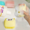 Soft Silicone Pet Bath Brush with Shampoo Dispenser for Dogs and Cats