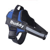 Personalized No Pull Dog Harness with Reflective Adjustable Vest and Custom Patch for All Dog Sizes