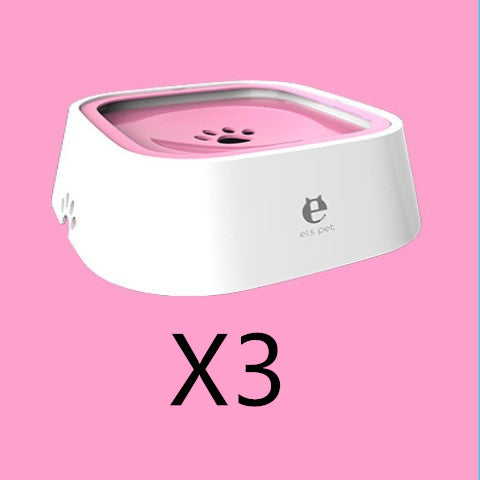 Floating Pet Water Bowl with Anti Spill Design and Slow Drinking Function for Dogs and Cats