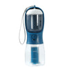 Portable Dog Water Bottle with Food Container and Waste Bag Holder