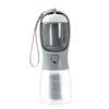 Portable Dog Water Bottle with Food Container and Waste Bag Holder