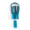 Portable Dog Water Bottle with Food Container and Waste Bag Holder