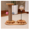 Cat Treat Dispenser Toy with Catnip and Spring Design for Cats and Small Dogs
