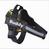 Personalized No Pull Dog Harness with Reflective Adjustable Vest and Custom Patch for All Dog Sizes