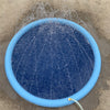 Non Slip Splash Pad for Kids and Dogs Outdoor Water Play Mat with Fountain Spray