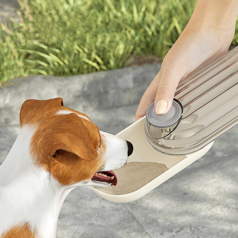 Two in One Pet Water and Food Cup for Dogs Portable Travel Drinking Bottle