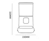 Smart Automatic Pet Feeder with App Control Timer and Voice Recorder for Dogs and Cats