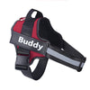 Personalized No Pull Dog Harness with Reflective Adjustable Vest and Custom Patch for All Dog Sizes