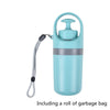 Portable Dog Pooper Scooper with Bag Dispenser and Eight Claw Shovel Design