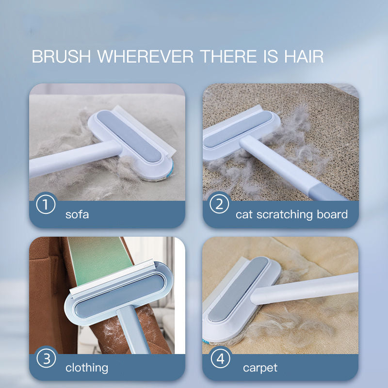 Four in One Pet Hair Remover Brush for Dogs Cats Clothes and Window Screens