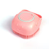 Silicone Pet Bath Massage Glove Brush for Dogs and Cats with Shampoo Dispenser