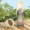 Two in One Pet Water and Food Cup for Dogs Portable Travel Drinking Bottle