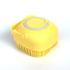 Silicone Pet Bath Massage Glove Brush for Dogs and Cats with Shampoo Dispenser