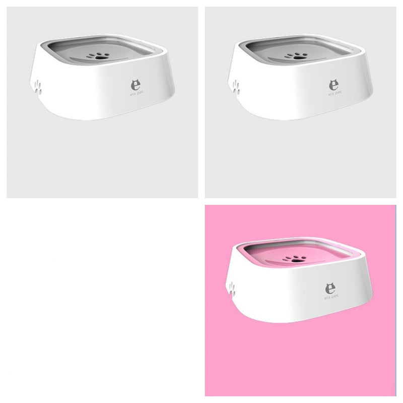 Floating Pet Water Bowl with Anti Spill Design and Slow Drinking Function for Dogs and Cats