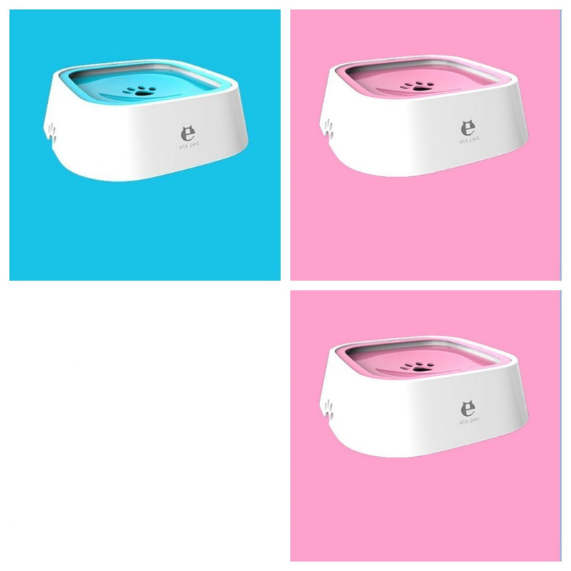 Floating Pet Water Bowl with Anti Spill Design and Slow Drinking Function for Dogs and Cats