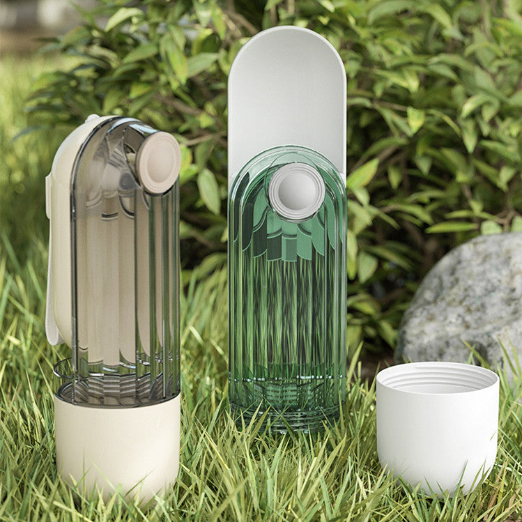 Two in One Pet Water and Food Cup for Dogs Portable Travel Drinking Bottle