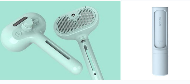 Self Cleaning Pet Grooming Brush with Mist Spray for Dogs and Cats
