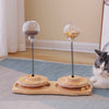 Cat Treat Dispenser Toy with Catnip and Spring Design for Cats and Small Dogs