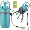 Portable Dog Pooper Scooper with Bag Dispenser and Eight Claw Shovel Design