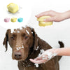 Silicone Pet Bath Massage Glove Brush for Dogs and Cats with Shampoo Dispenser
