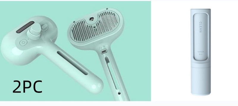 Self Cleaning Pet Grooming Brush with Mist Spray for Dogs and Cats