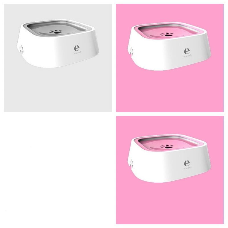 Floating Pet Water Bowl with Anti Spill Design and Slow Drinking Function for Dogs and Cats