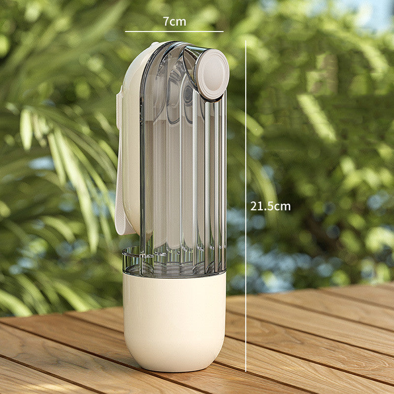 Two in One Pet Water and Food Cup for Dogs Portable Travel Drinking Bottle