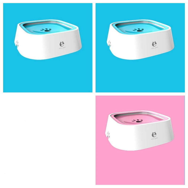 Floating Pet Water Bowl with Anti Spill Design and Slow Drinking Function for Dogs and Cats