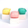 Silicone Pet Bath Massage Glove Brush for Dogs and Cats with Shampoo Dispenser