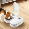 Automatic Pet Feeder with Timer and Stainless Steel Bowl for Dogs and Cats